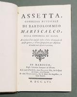 <strong>Assetta, commedia rusticale di Bart. Mariscalco</strong> (pseud.di Franc. Mariani).