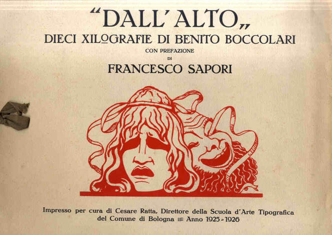 &quot;Dall'alto&quot; dieci xilografie di Benito Boccolari con prefazione di Francesco Sapori. 