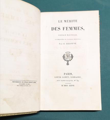 <strong>Le Mérite des femmes. </strong>Nouvelle édition, augmentée de poésies inédites.