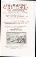 Rerum Italicarum Scriptores ab anno aerae christianae 500 ad 1500