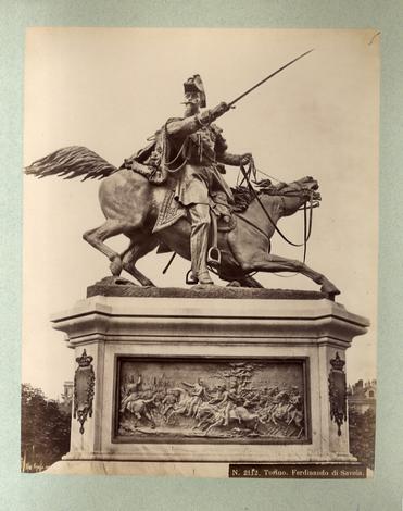 TORINO - Monumento a Ferdinando di Savoia realizzato da Alfonso Balzico