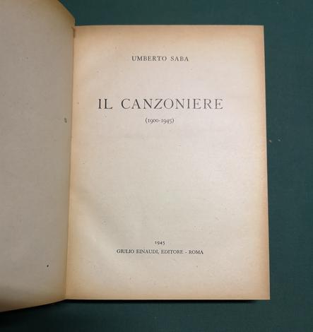 <strong>Il Canzoniere (1900-1945).</strong>