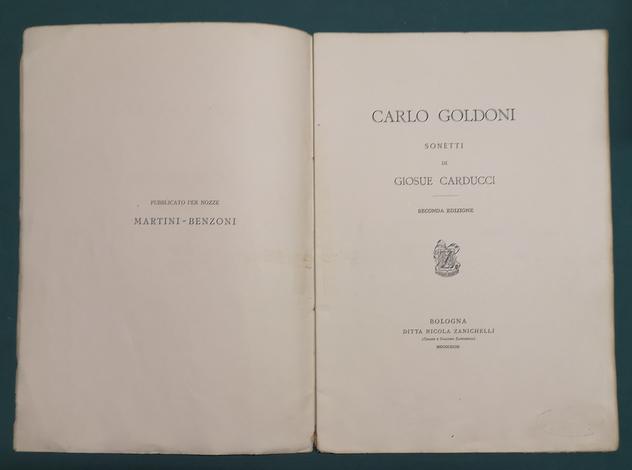 <strong>Carlo Goldoni, sonetti di G.C.</strong>