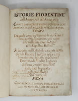 ''Istorie fiorentine dall'anno 1527 all'anno 1557.