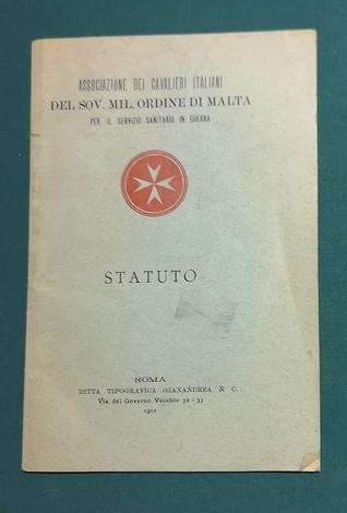 <strong>Statuto del Sov. Mil. Ordine di Malta.</strong>