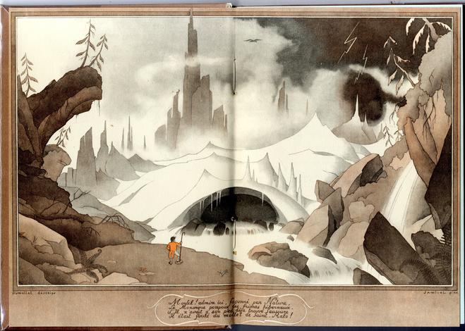 <strong>M. Dumollet sur le Mont-Blanc.</strong> Les Aventures surprenantes de M. Dumollet (de saint-Malo) durant son voyage de 1837 aux glacières de Savoie et d'Helvétie...