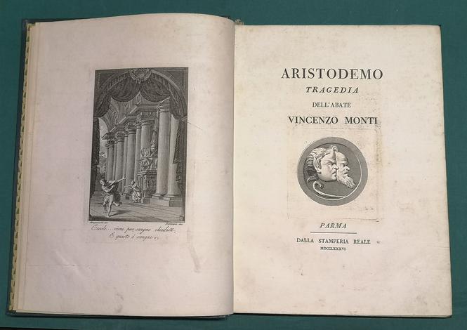 <strong>Aristodemo. Tragedia dell'abate V. Monti.</strong>