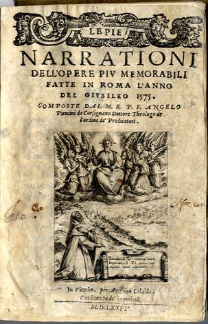 Le Pie narrazioni dell' opere più memorabili fatte in Roma l'anno del Giubileo 1575.