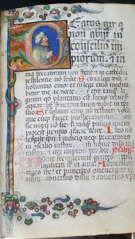 secundum ordinem fratrum praedicatorum. Manoscritto miniato su pergamena. Lombardia, 1470-80,