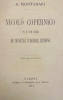 Nicolò Copernico ed il suo libro De monetae cudendae ratione. 