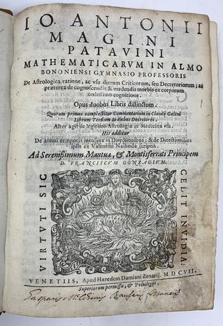 <strong>De astrologica ratione</strong>, 
