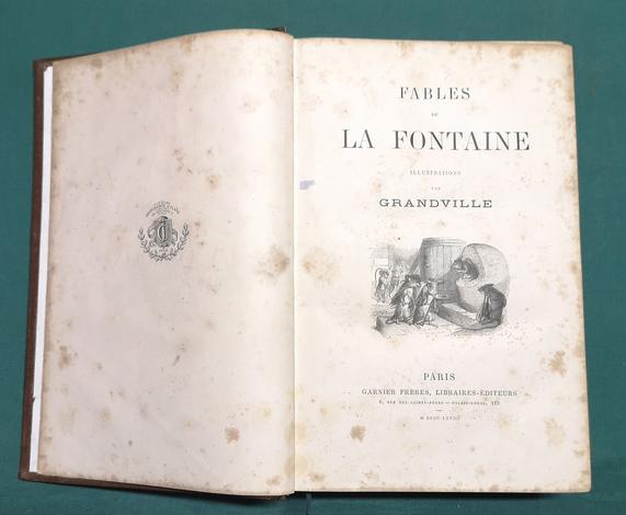 <strong>Fables de La Fontaine. Illustrations par Grandville.</strong>