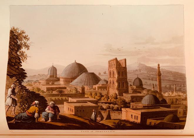 <strong>Views in Palestine</strong> from the original drawings of Luigi Mayer with an historical and descriptive account of the country and its remarkable places.