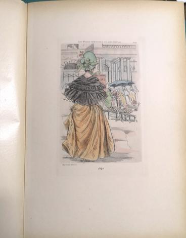 <strong>Les Modes féminines du XIX siècle interprétées en cent pointes-sèches aquarellées au pinceau. 1801-1850.</strong>