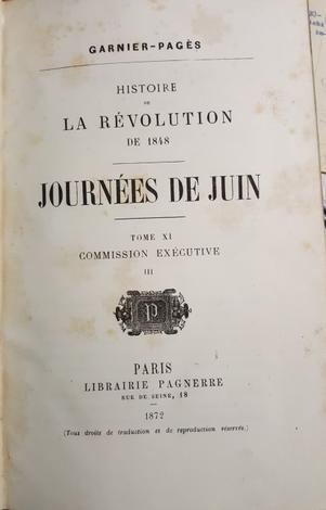 <strong>Histoire de la Révolution de 1848</strong>