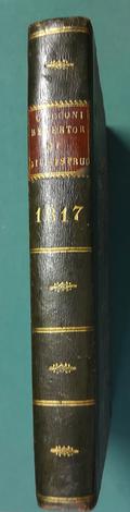 <strong>Repertorio generale di Giurisprudenza dei Tribunali Romani per l'anno 1817.</strong>