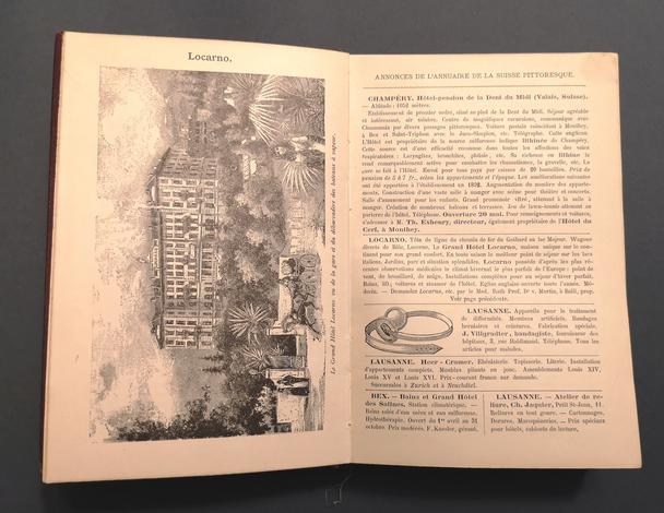<p><strong>Annuaire de la Suisse pittoresque et hygiènique. 1894 - 1895. Stations de cures d'air, bains, belles excursions, villes d'hiver de la méditerrannée.</strong></p>