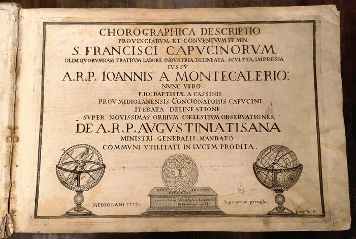 <p><strong>Chorographica Descriptio provinciarum et conventum FF. Min. S. Francisci Capucinorum.</strong></p>
