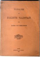 Poésies en dialecte valdotain.
